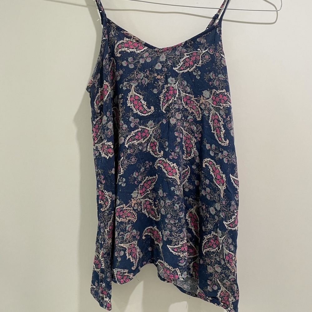Mossimo Paisley Flowy Tank Top